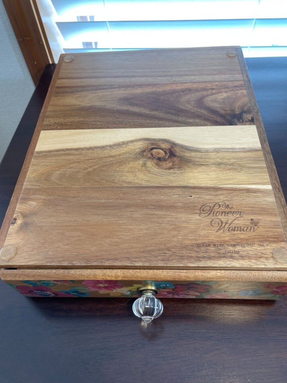 Discontinued Pioneer Woman Wildflower Wimsey Coffee Pod Storage Drawer - Picture 7 of 8